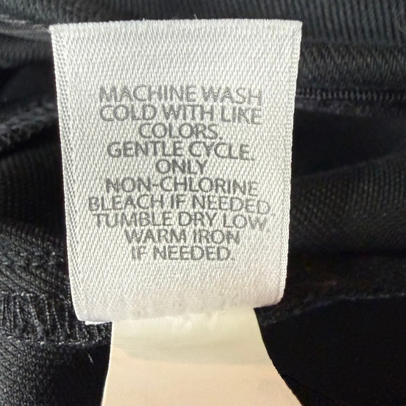 J Jill Pants Womens Medium Black Wearever Collection Slim Leg Pull On Cuffed Hem - Picture 6 of 11